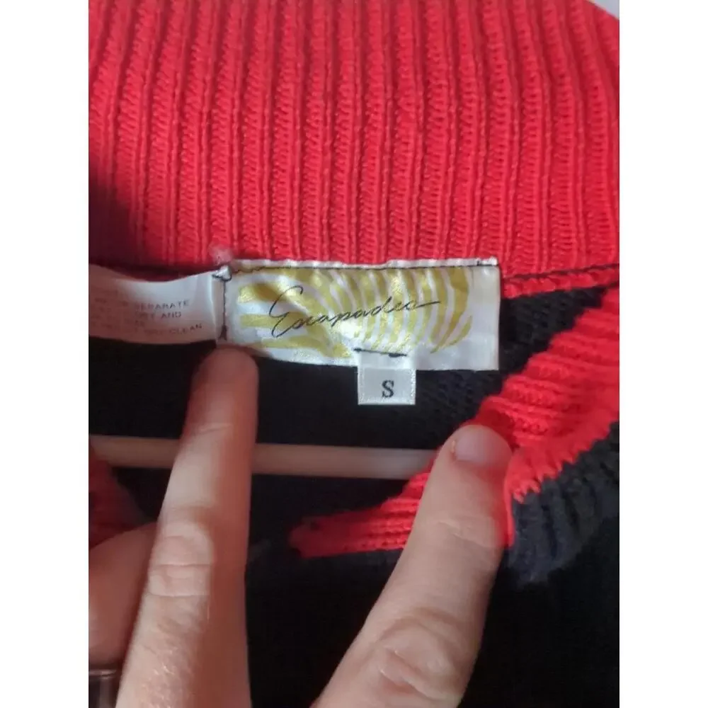 Escapadea vintage Men's Italia Collered Sweater Size S 100% Cotton - Picture 2 of 8